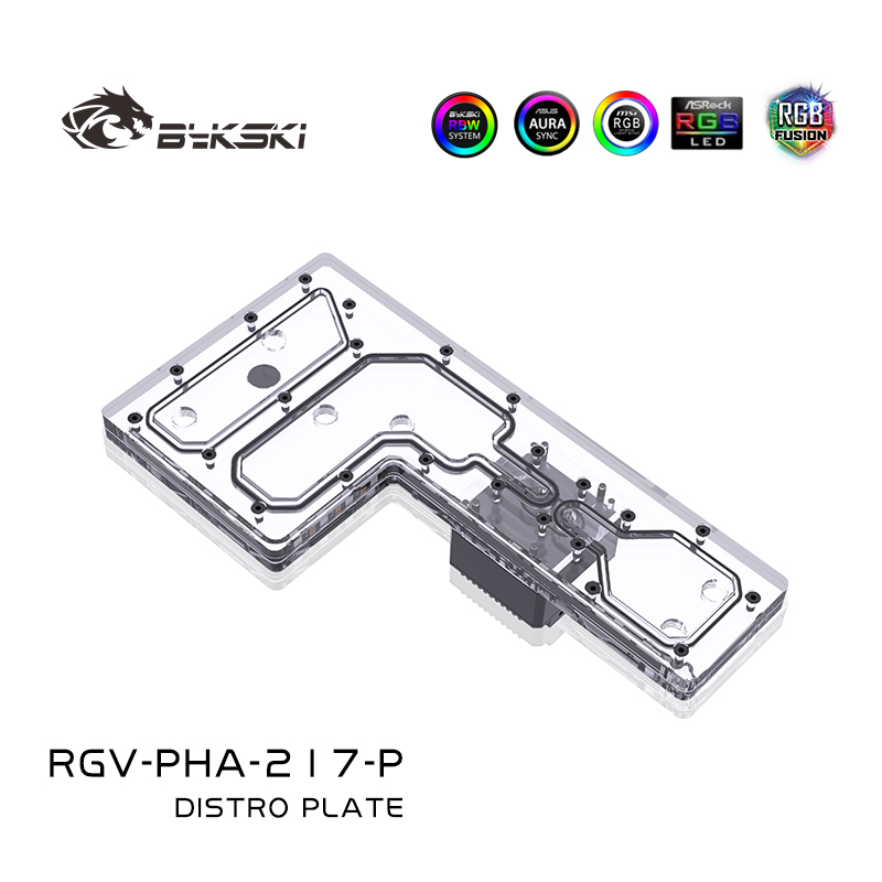 Bykski RGV-PHA-217-P 아크릴 디스트로  - Distro Plate Ddc Pump Combo 리뷰 및 가격